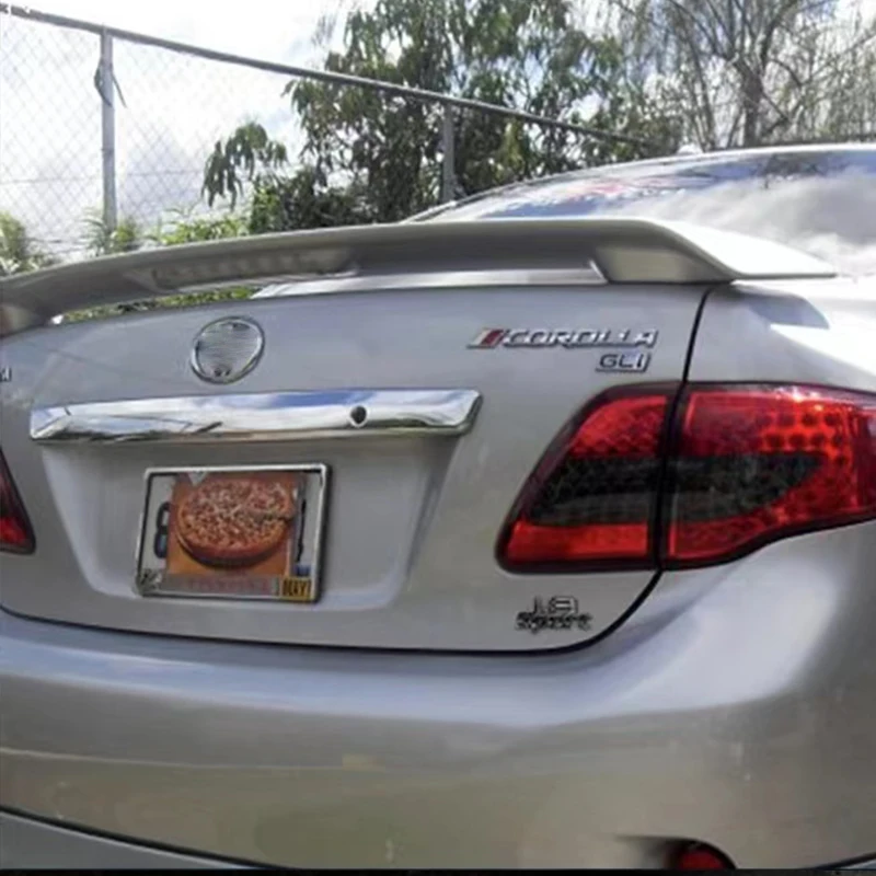 Alerón de tapa de maletero negro carbono para Toyota Corolla