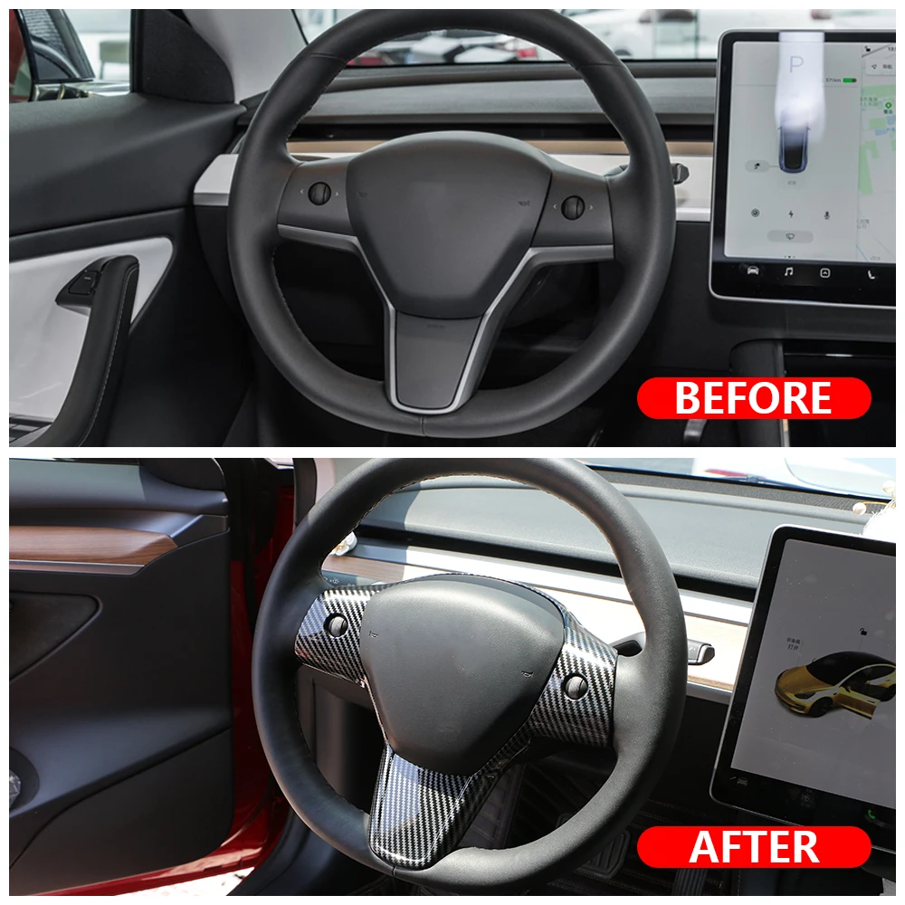 Instalación sencilla en volante Tesla