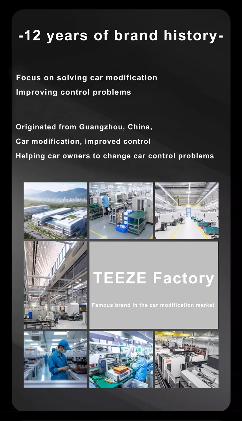 Espaciadores Teeze en vista frontal
