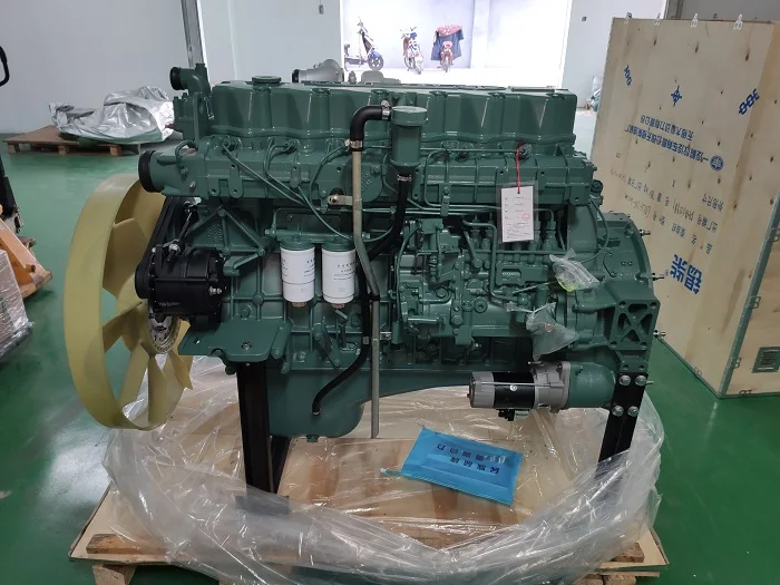 Vista frontal del motor FAW Jiefang CA6DL1-28
