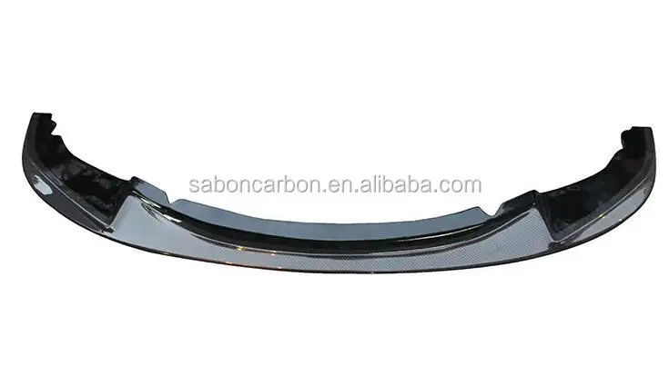 Labio divisor de fibra de carbono con acabado brillante