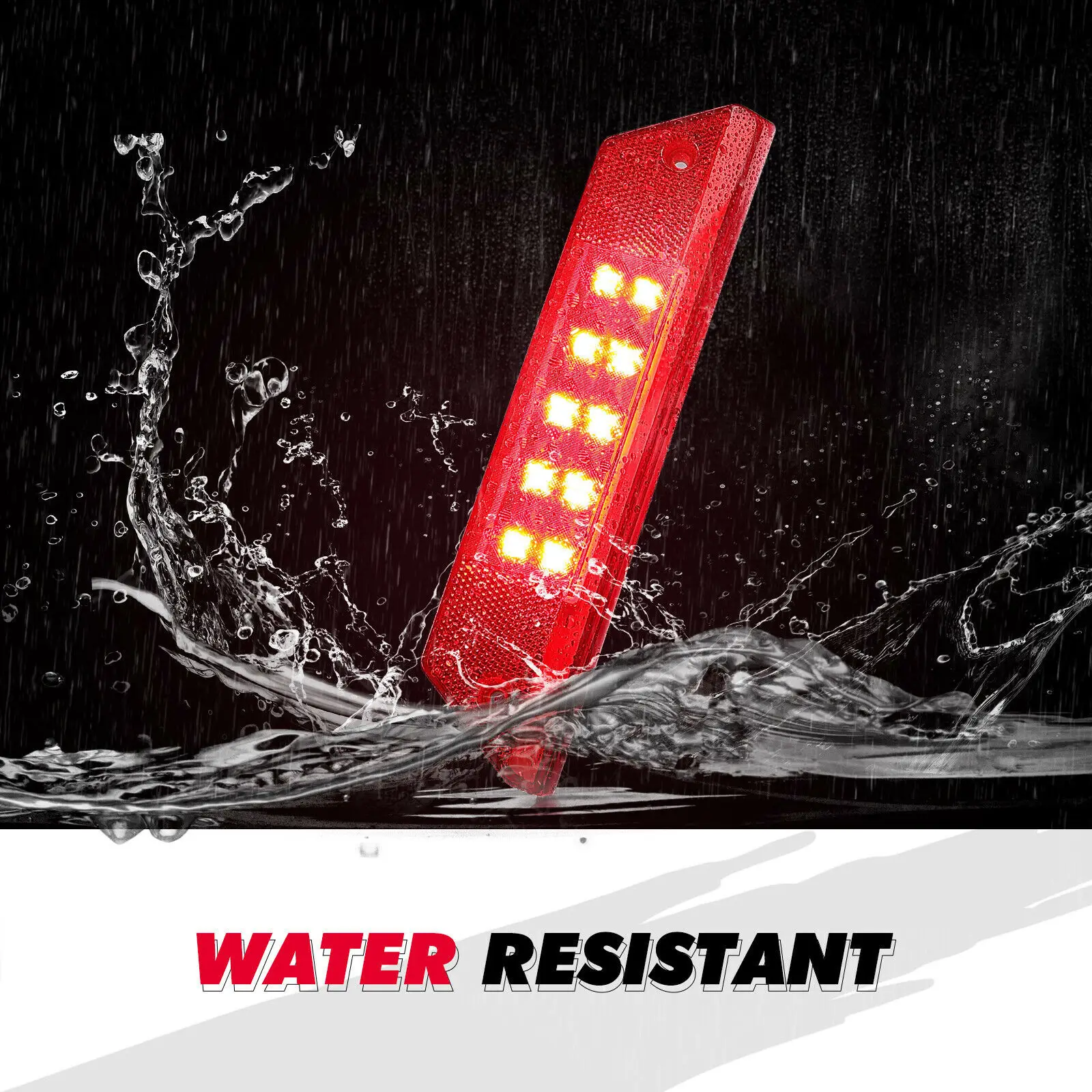 Luz trasera de freno LED vista lateral