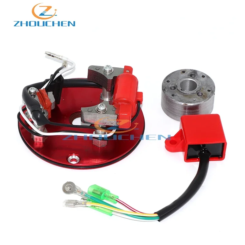 Detalle del estator magnetico para Dirt Bike