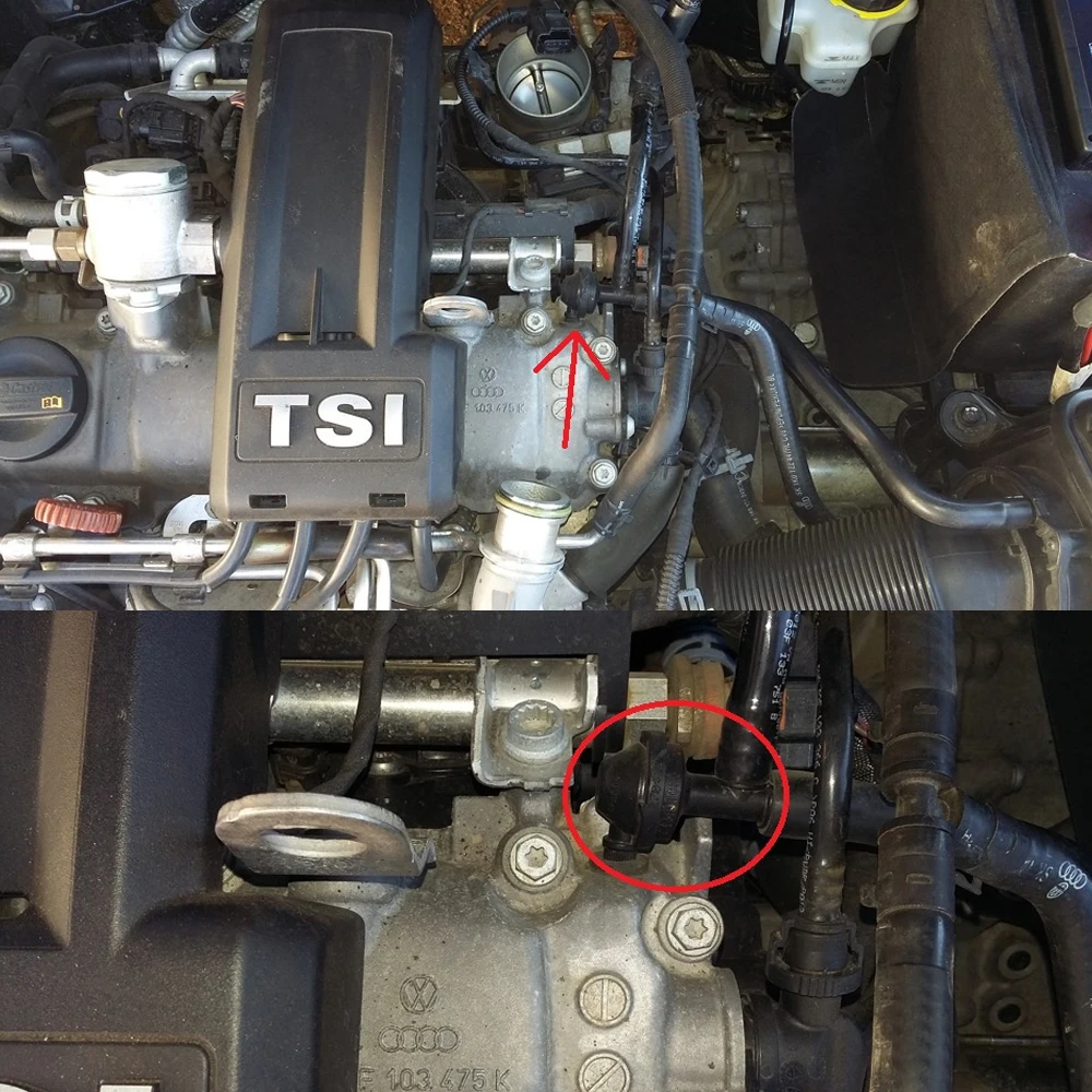 Válvula PCV OEM 030103175B - uso en motor