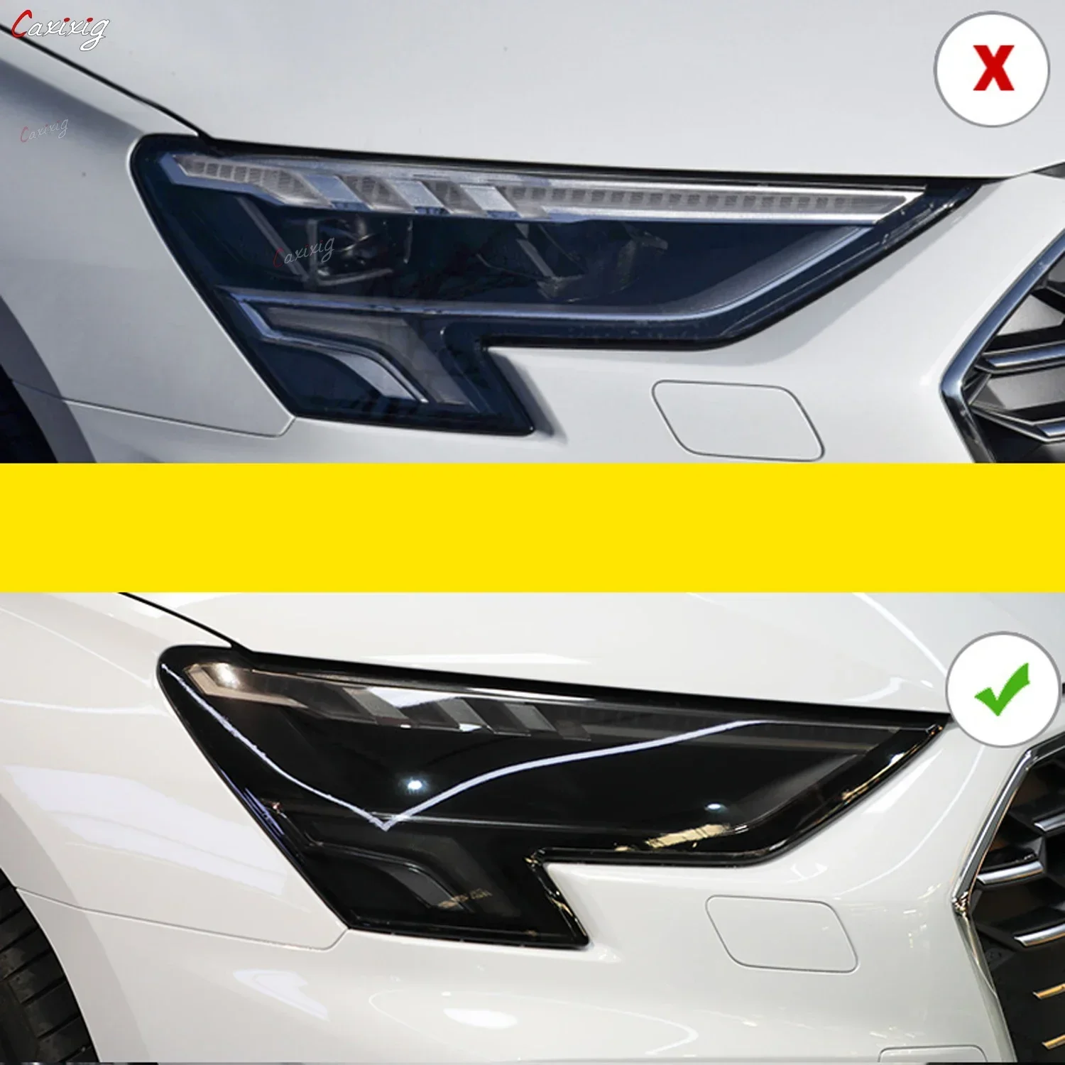 Película tintada negra para faros del Audi A3 8Y