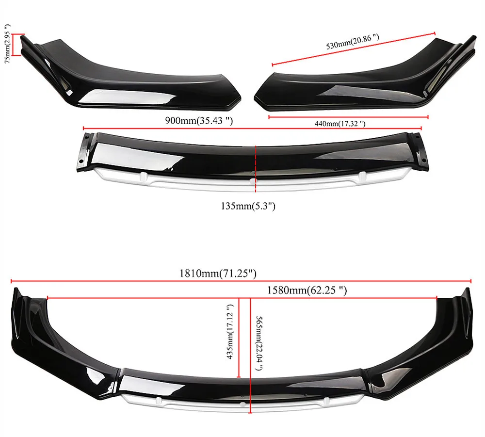 Materiales del bodykit AERDHUANG