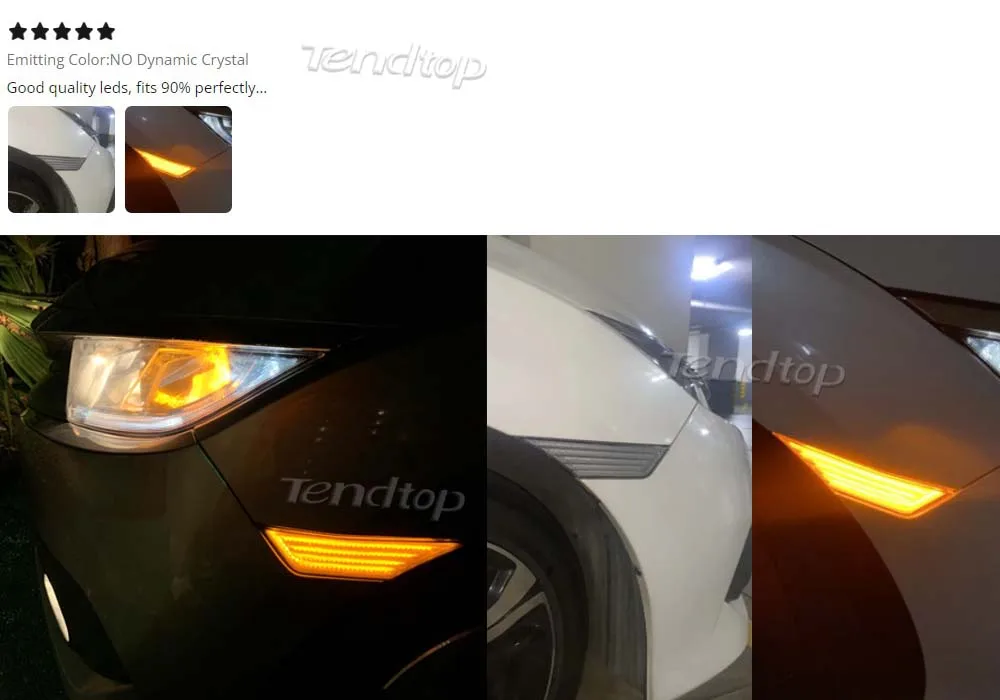 Luces LED DRL ahumadas para Honda Civic vista frontal
