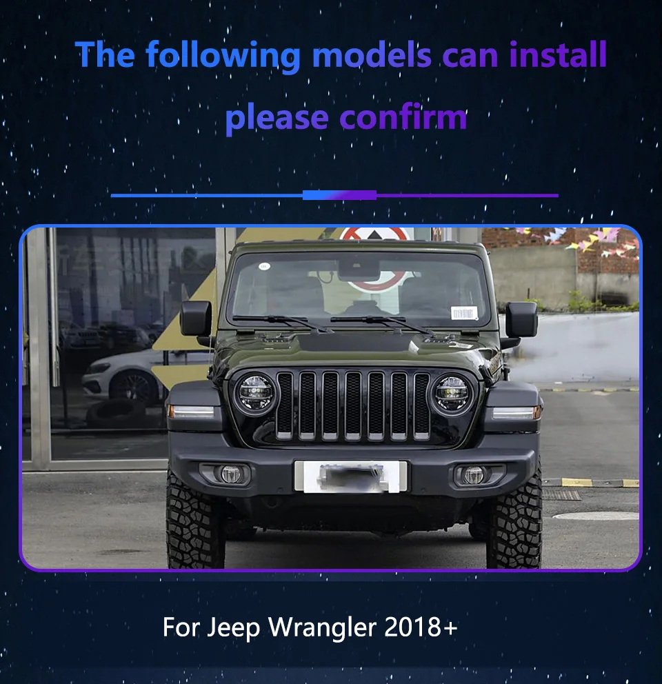Animación de arranque faros Jeep