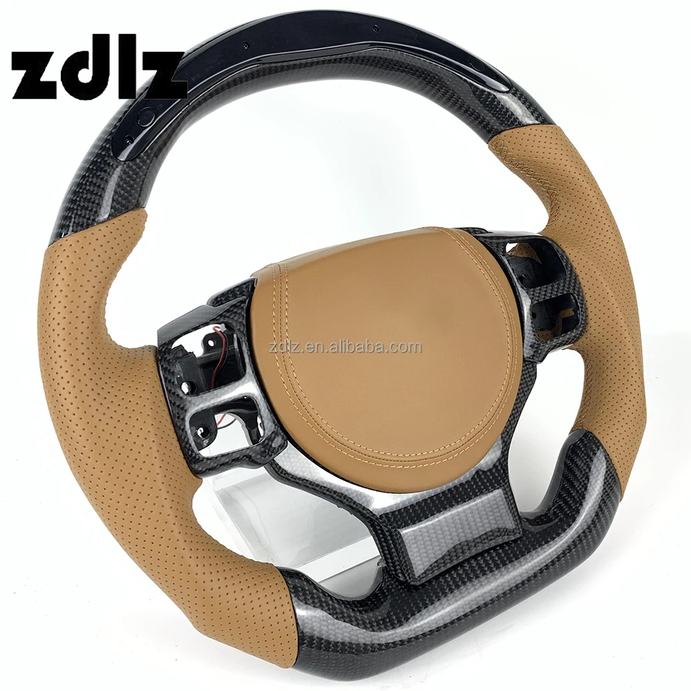 Vista lateral del volante LED