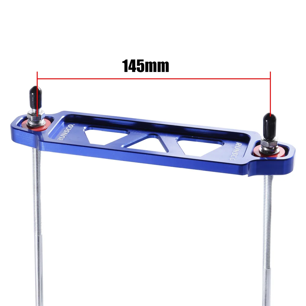 Soporte de sujeción para batería de coche en azul