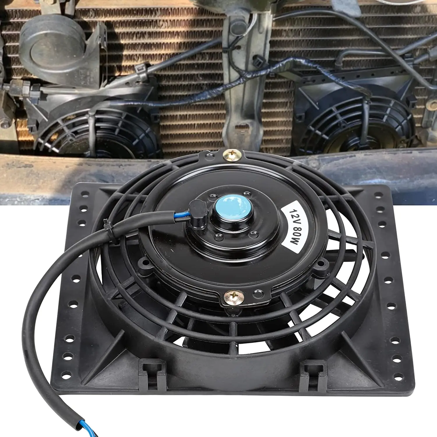Ventilador instalado y listo para usar