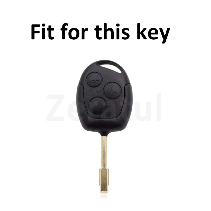 Protección y estilo en la funda de silicona para llave Ford