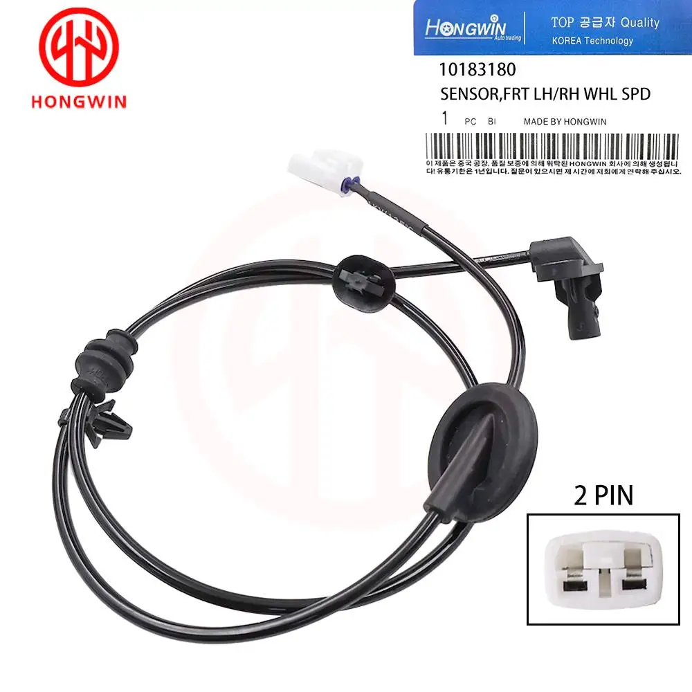 Detalle del sensor ABS y su conector
