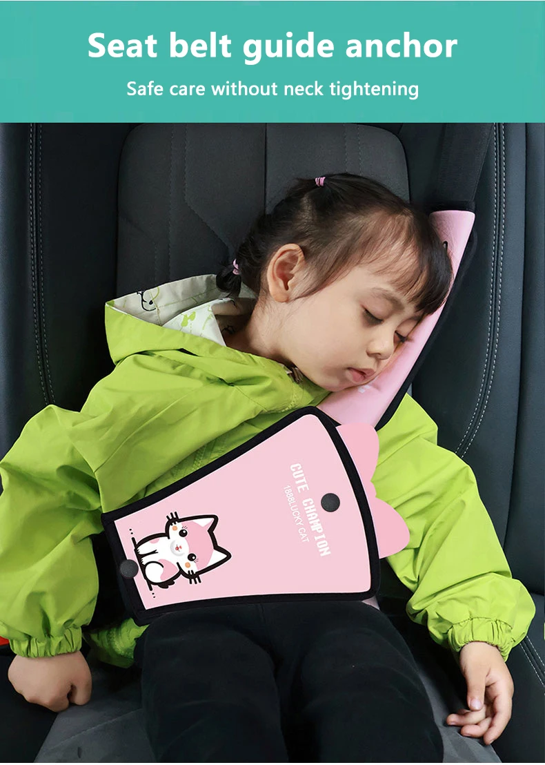 Protector de hombro y cuello para asiento de coche