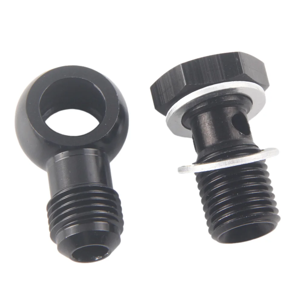Perno de embrague hidráulico banjo en aluminio billet 6063-T6 negro