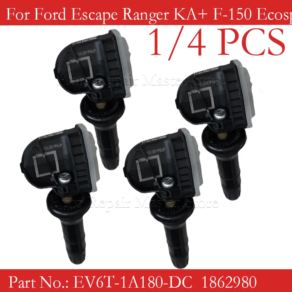 Sensor TPMS instalado en llanta de Ford Ranger
