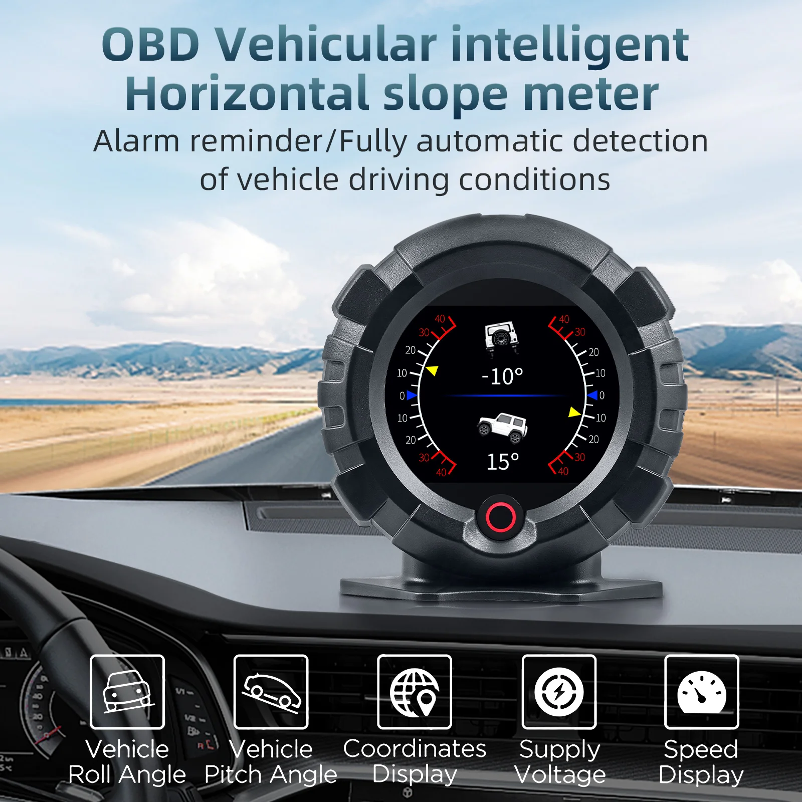 Conexión OBD del inclinómetro GPS X95