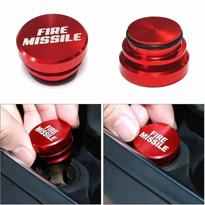 Vista frontal del enchufe billet rojo