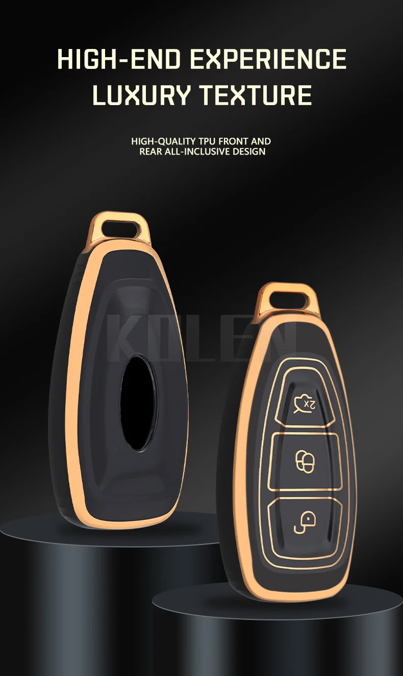 Funda TPU blanca sobre llave