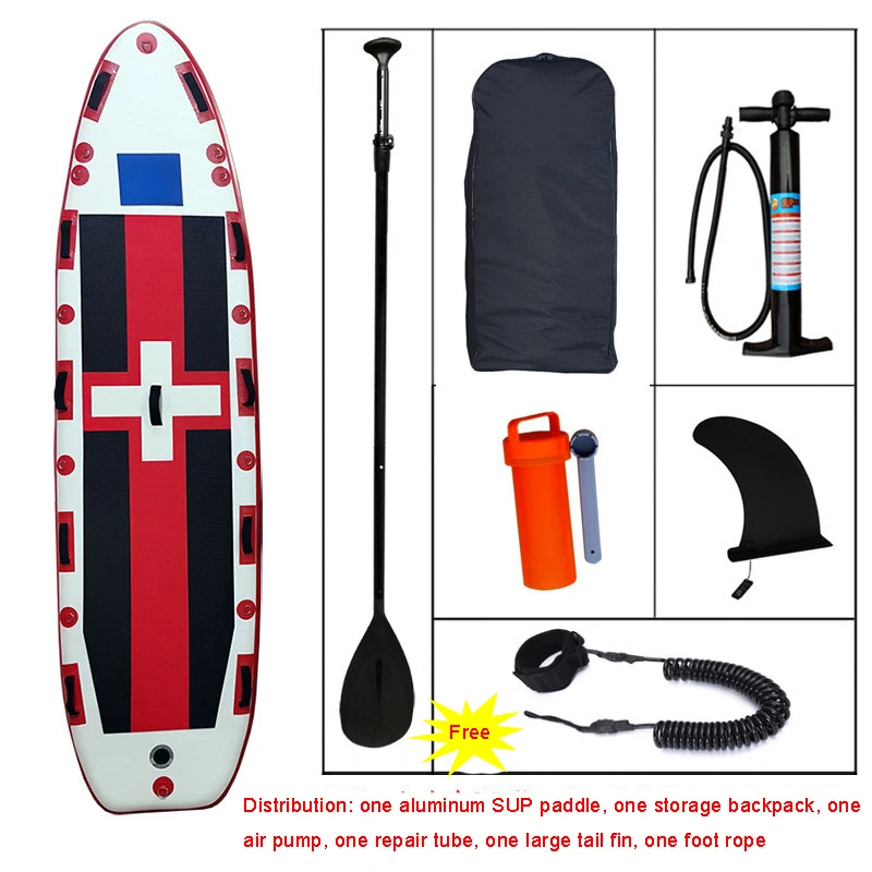 Kayak inflable en entorno acuático