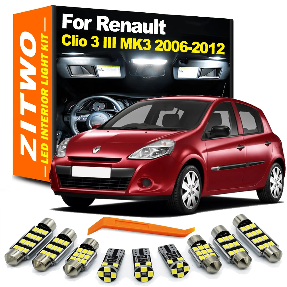 Kit completo de bombillas LED ZITWO para Renault Clio 3