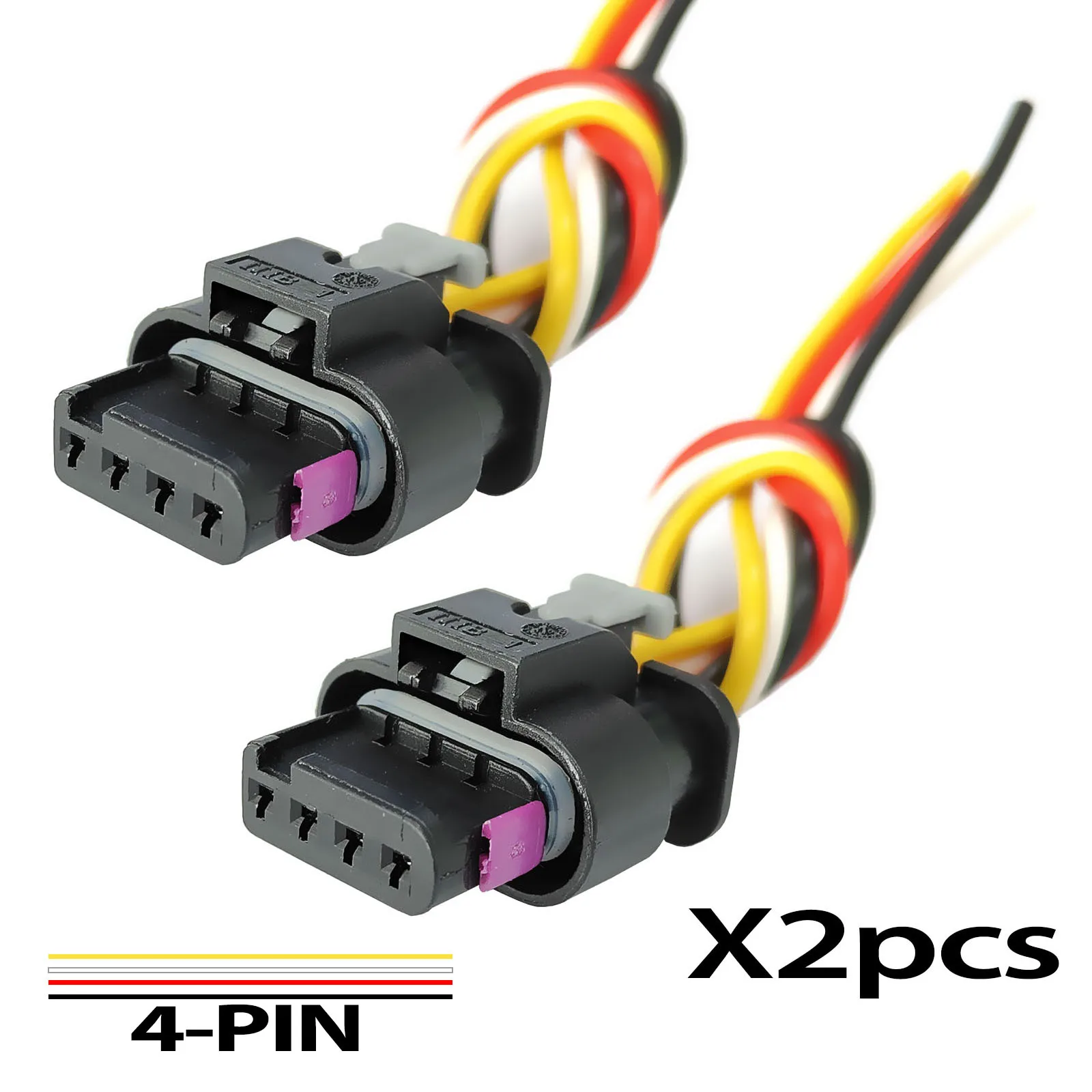 Ejemplo de conector instalado en vehículo VW