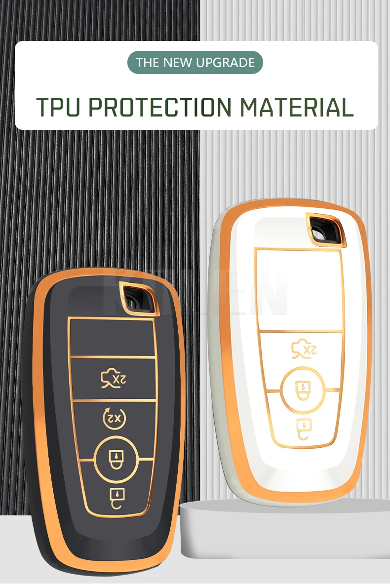 Funda de TPU vista lateral con detalle del material