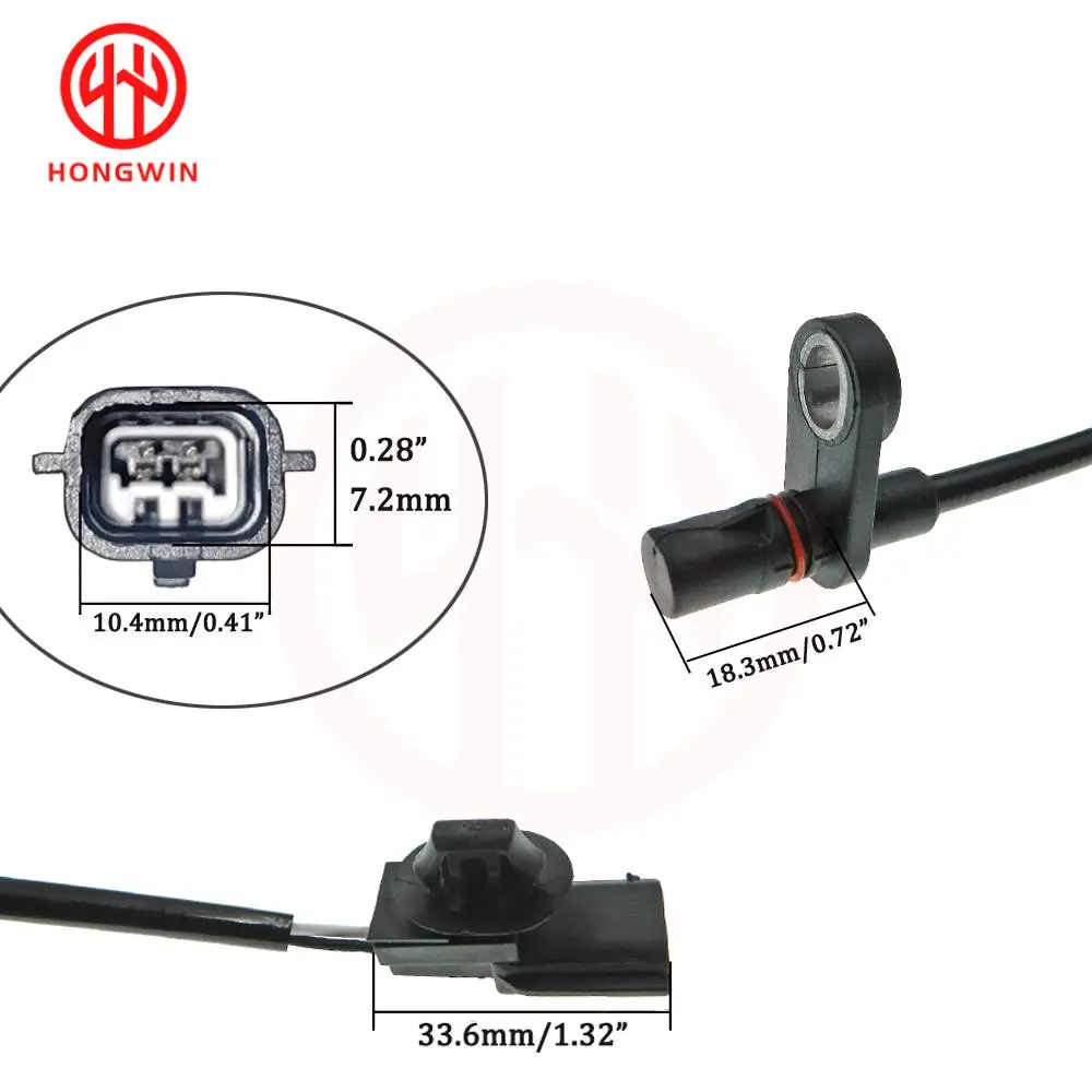 Detalle del sensor de velocidad de rueda