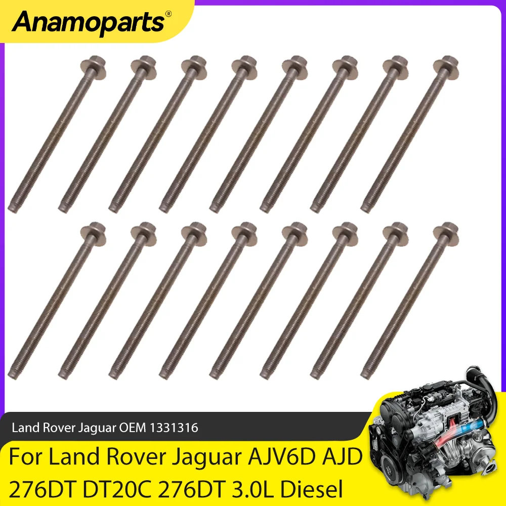 Pernos culata Anamoparts para motores Land Rover y Jaguar
