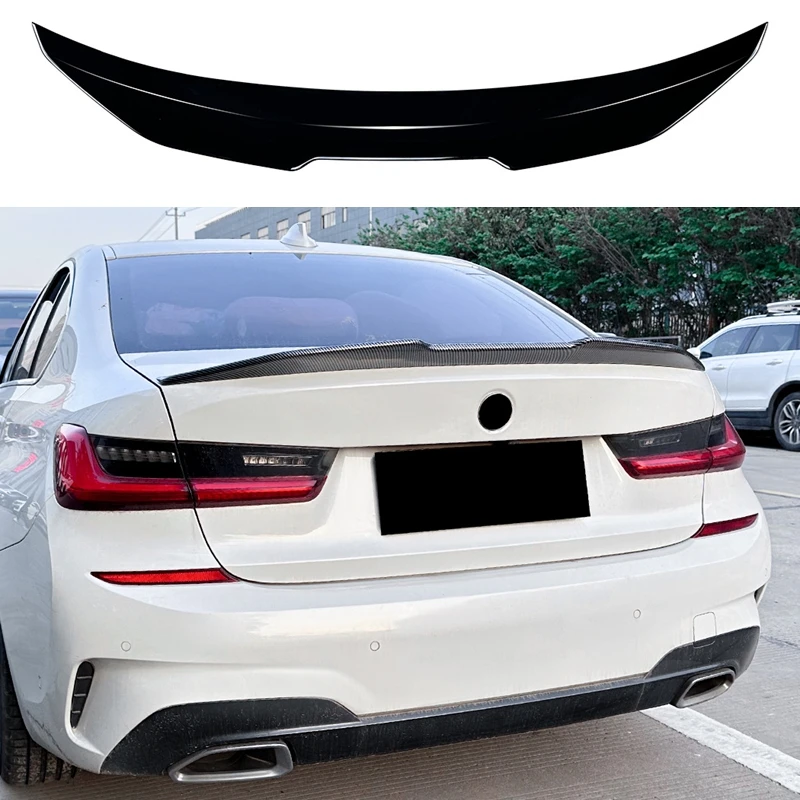 Vista frontal del alerón trasero Kirnese para BMW G20