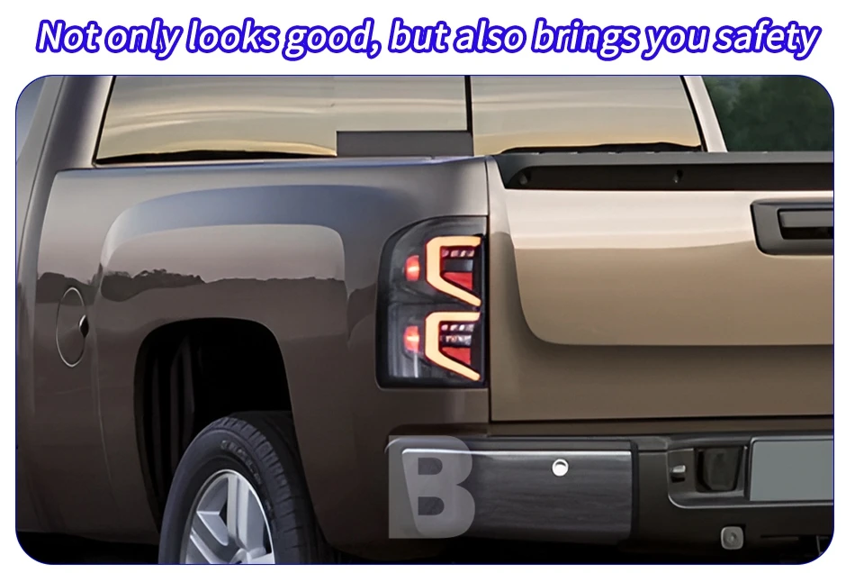 Conjunto de luces traseras LED para Chevrolet Silverado 2007-2018