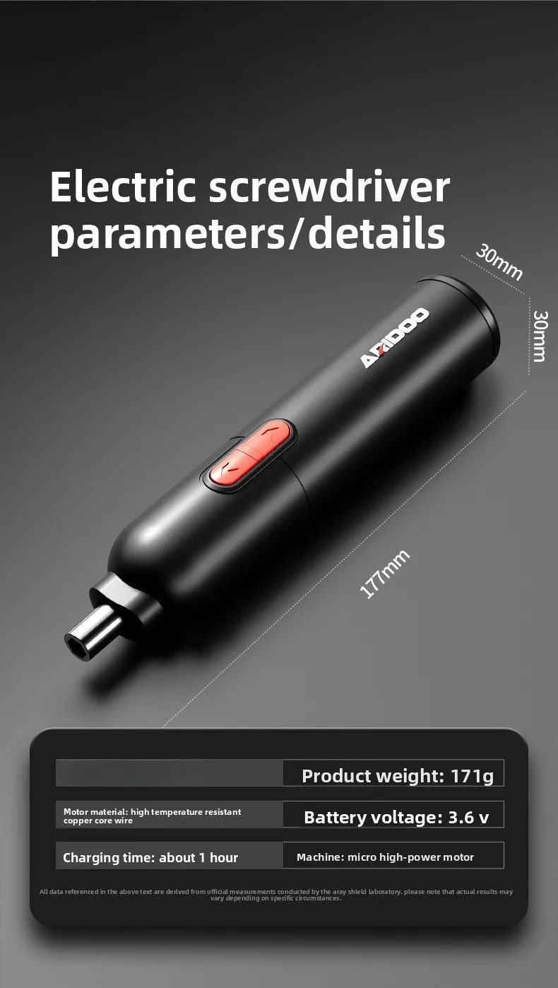 Juego de destornilladores eléctricos recargables