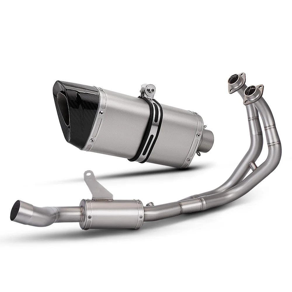 Tubo frontal de acero inoxidable