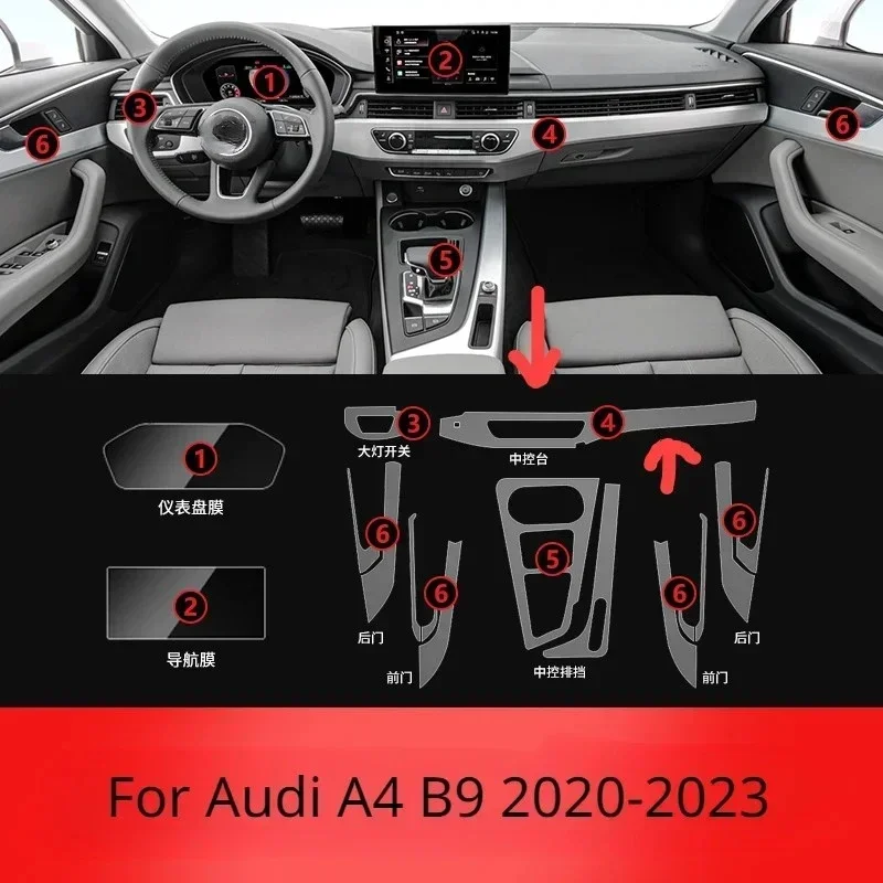 Película protectora TPU para Audi A4 B9