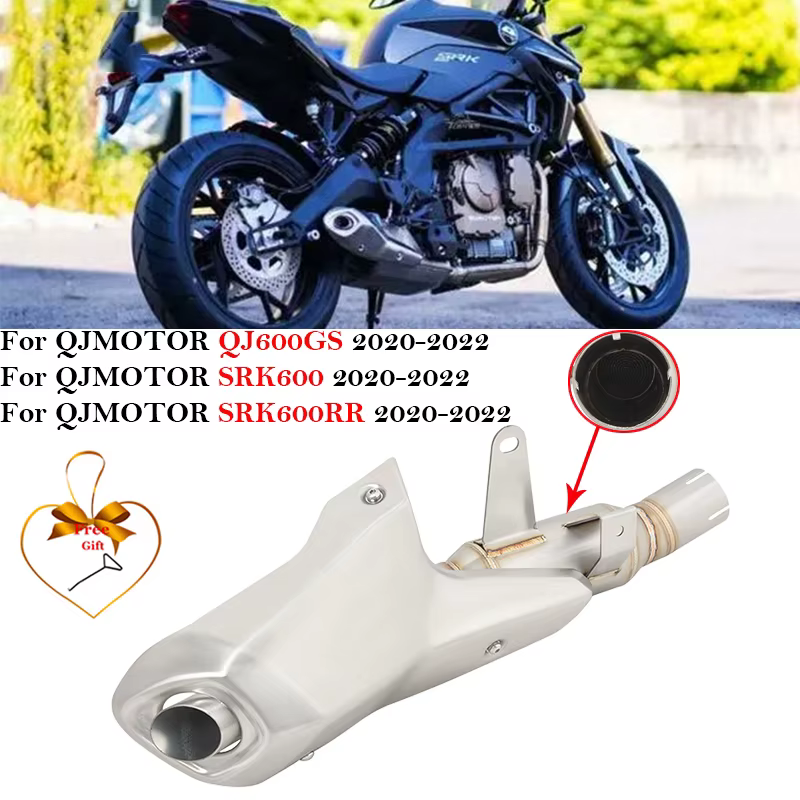 Escape slip-on QJMOTOR QJ600GS/SRK600 2020-2022