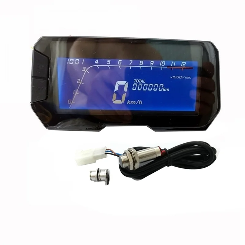 Velocímetro digital LCD con retroiluminación