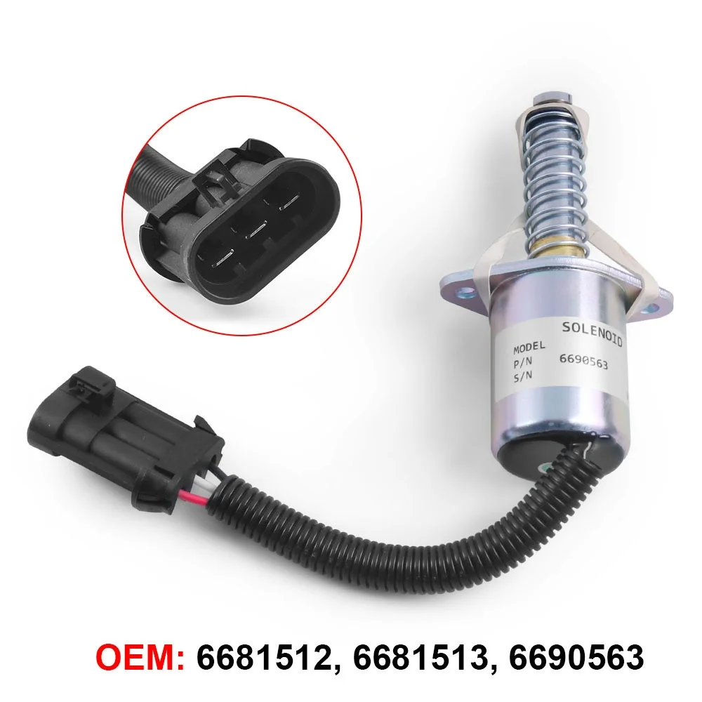 Detalle del solenoide Bobcat