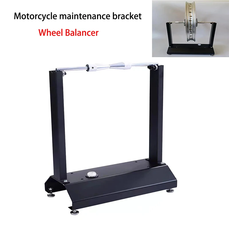 Marco de equilibrio de neumáticos de motocicleta - vista general