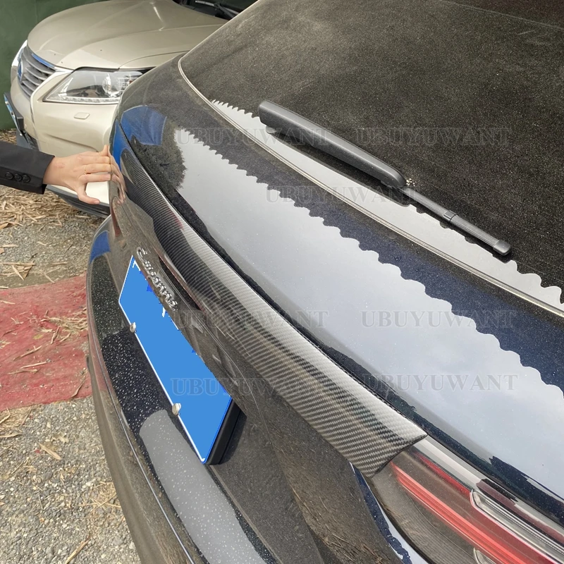 Alerón medio estilo ala para Porsche Cayenne - vista frontal