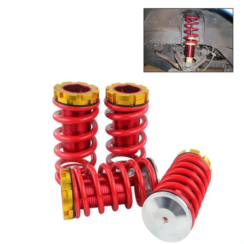 Resortes coilover instalados