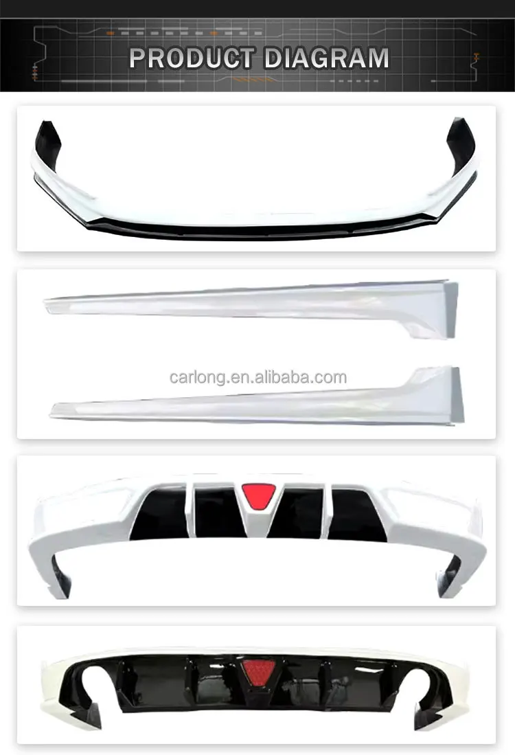 Kit de carrocería completo vista frontal