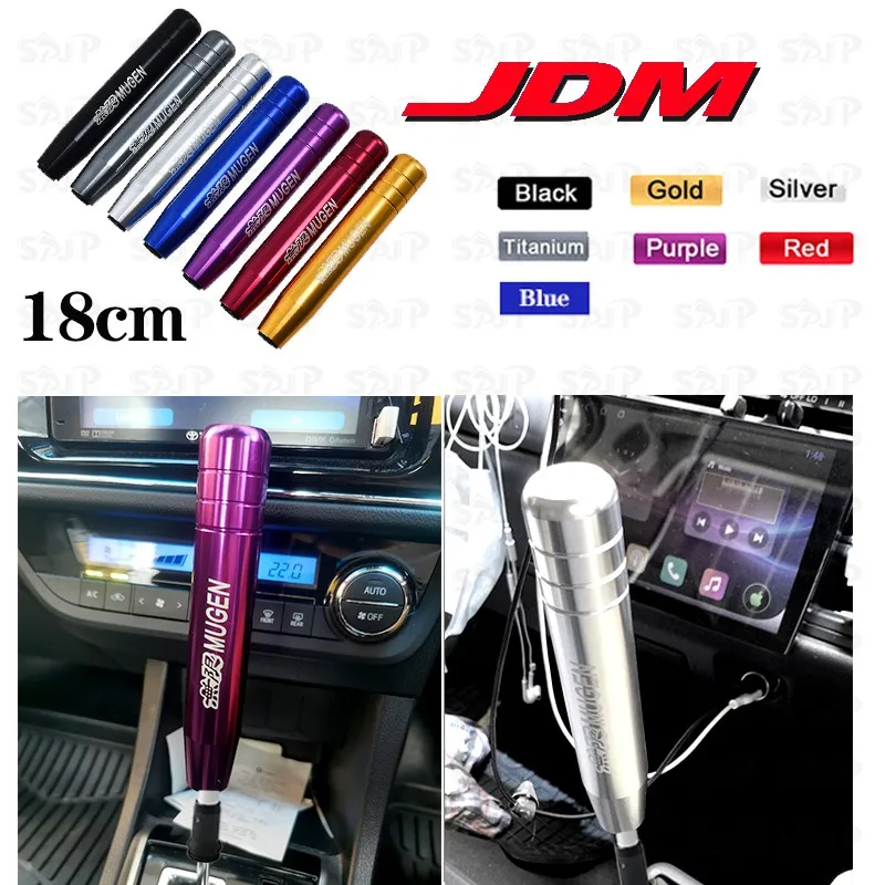 Pomo de palanca de cambios JDMSTYLE en acabado anodizado