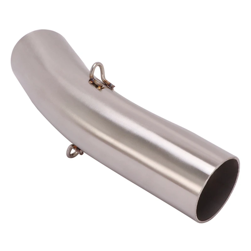 Tubo de enlace medio para escape de motocicleta