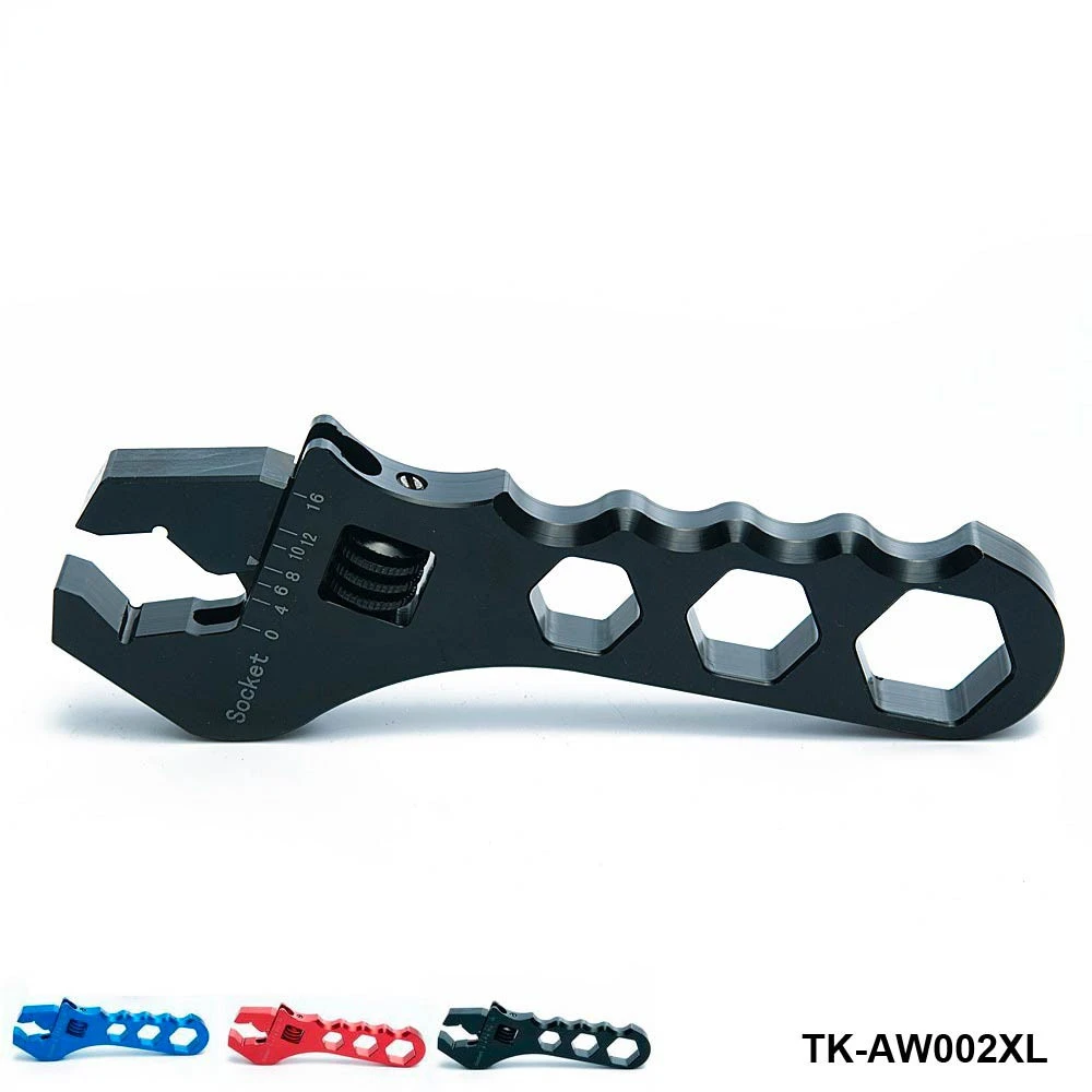 Llaveadjustable vista lateral