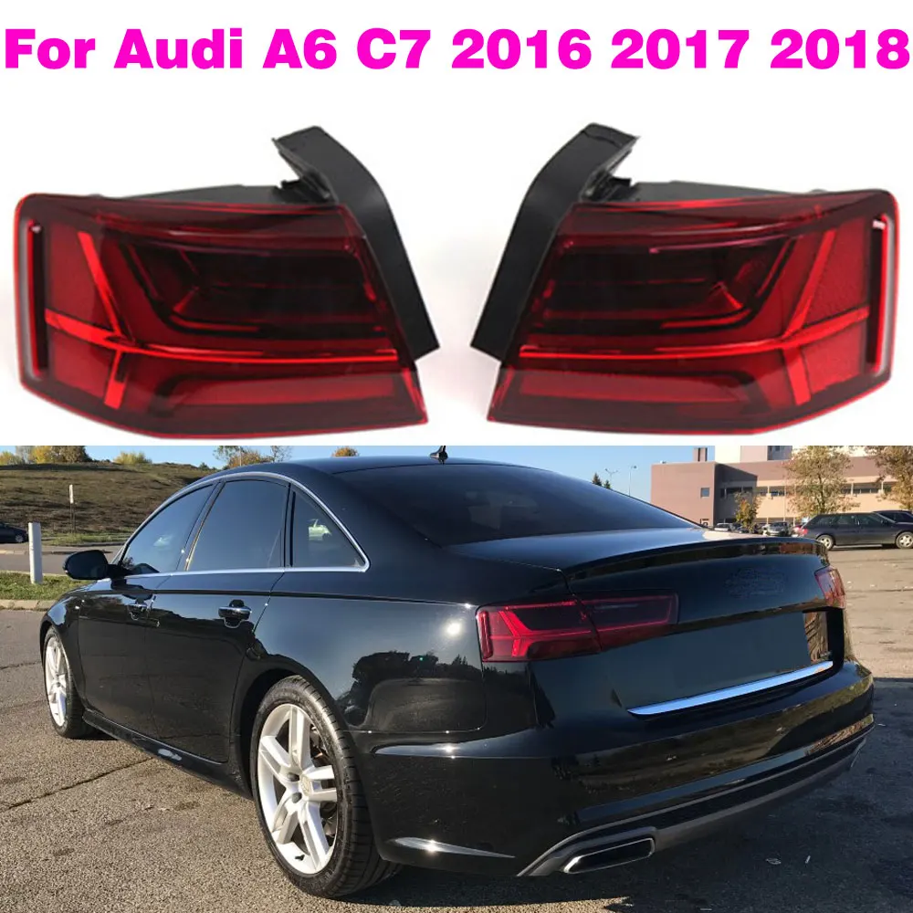 Luz trasera LED Audi A6 C7 vista lateral