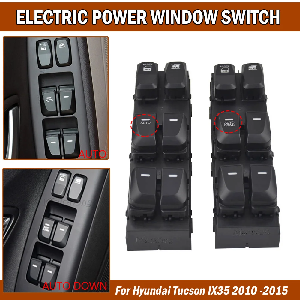 Interruptor de ventanilla para Hyundai IX35 TUCSON
