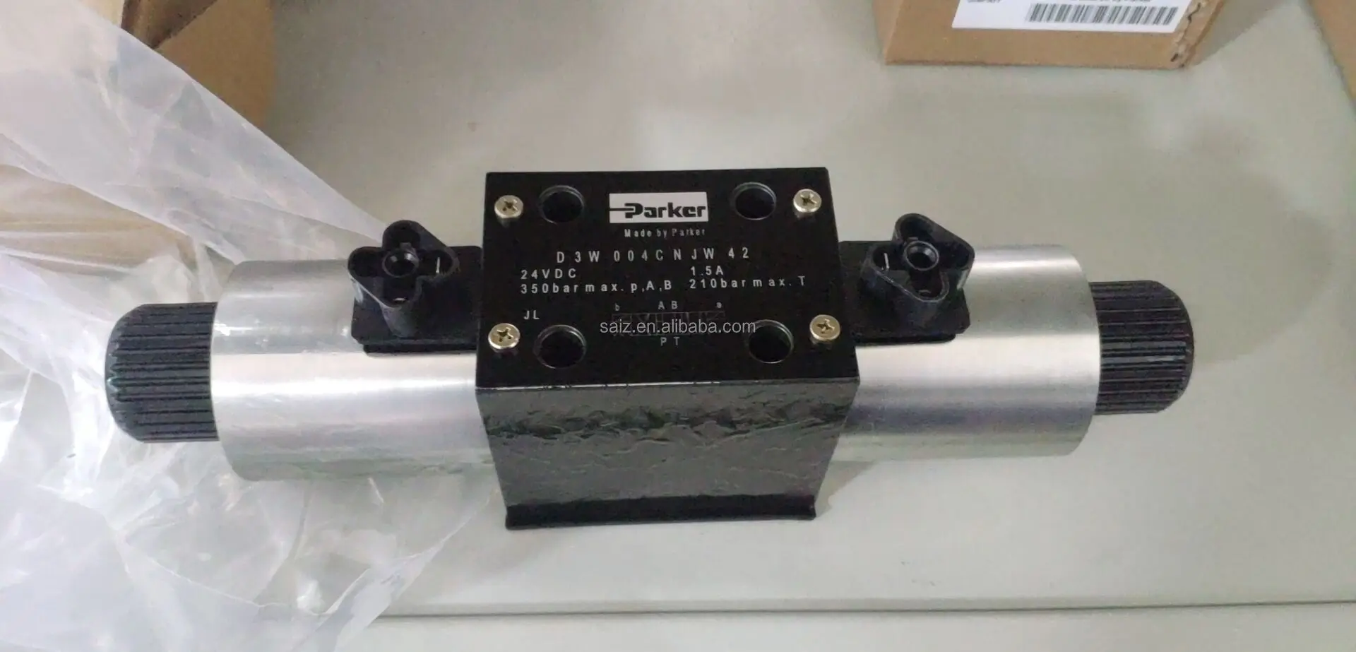 Válvula solenoide vista lateral