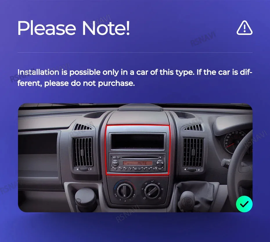 Autoradio Android 15 RSNAVI para Fiat Ducato