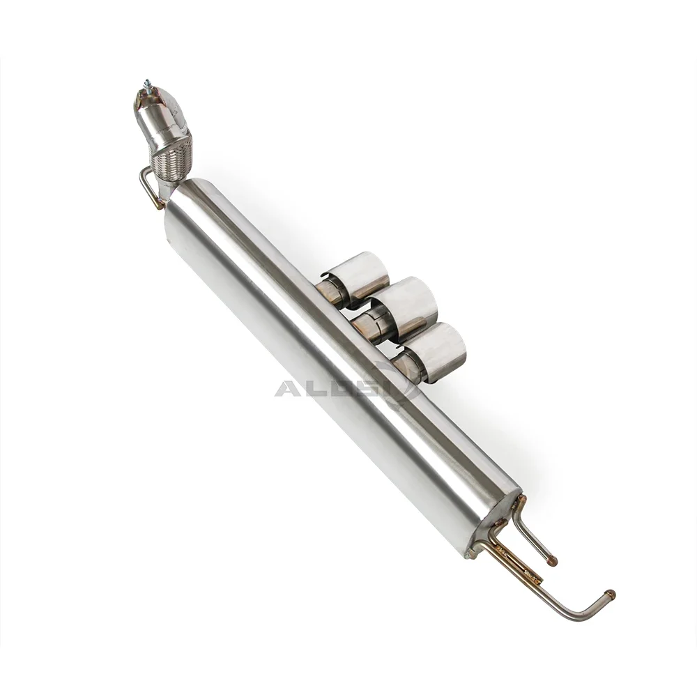 Sistema de escape de acero inoxidable para Smart W453