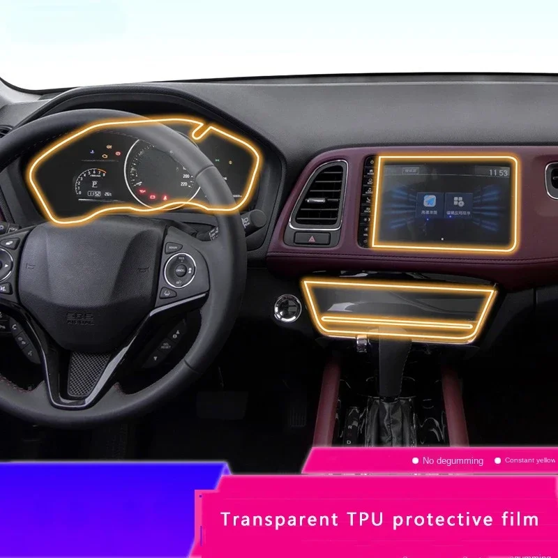 Instalación de la película en la pantalla del Honda Vezel HRV